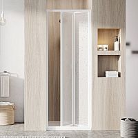Душевая дверь Ravak 01V1010011 SDZ2 складывающиеся Supernova, белый + эффект капель