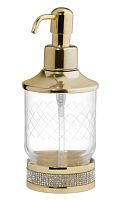 Диспенсер для жидкого мыла Boheme ROYAL CRISTAL 10929-ROYALE-GOLD