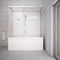 AM.PM W75B-170S085WTA Sense комбинированный бокс с паром 170х85, сиденье в комплекте