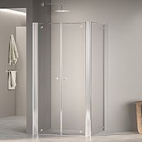 Душевой уголок RGW 04083799-011 Passage PA-37 (PA-04 + Z-050-1 + держатель), 185 см, профиль хром