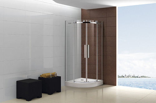 Cezares STYLUS-O-M-R-2-100-C-Cr Душевой уголок Cezares STYLUS-O-M-R-2-100-C-Cr Душевой уголок