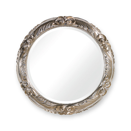 Зеркало Migliore 30915 круглое D76х5 см, серебро купить недорого в интернет-магазине Керамос