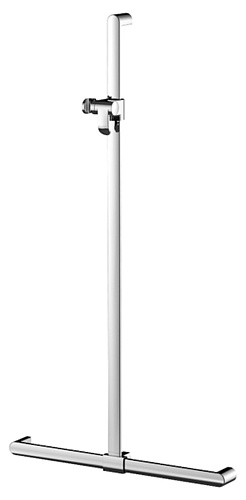 Поручень Keuco 31614010611 Elegance вдоль стены и штанга для душа, хром купить недорого в интернет-магазине Керамос