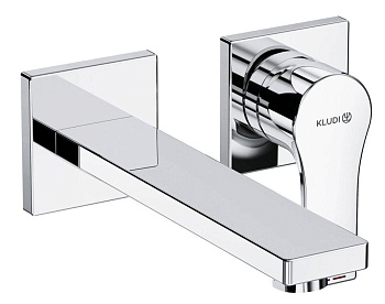 Смеситель Kludi 482440565 Zenta SL для умывальника настенный, внешняя часть, хром