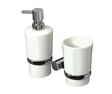 WasserKRAFT K-28289 Держатель стакана и дозатора WasserKRAFT K-28289 Держатель стакана и дозатора