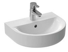 Раковина Ideal Standard E796801 Connect Arc подвесная 45х36 см, одно отверстие под смеситель, Euro White (евробелый)