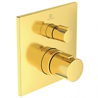 Смеситель Ideal Standard A6956A2 Ceratherm C100 для душа термостатический, индивидуальный, Brushed Gold (шлифованное золото) Смеситель Ideal Standard A6956A2 Ceratherm C100 для душа термостатический, индивидуальный, Brushed Gold (шлифованное золото)