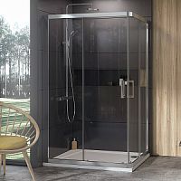 Душевая дверь Ravak 1ZJG0U00Z1 10RV2K-120 раздвижная 10°, сатин + транспарент