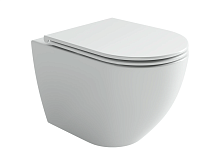 Унитаз подвесной с сиденьем Ceramica Nova  CN4013T