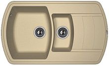 Мойка для кухни Florentina 20.205.D0860.306 Нире 86х51 см, с крылом, капучино