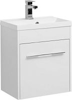 Тумба с раковиной Aquanet 00225435 Августа, 50х35 см, белая Тумба с раковиной Aquanet 00225435 Августа, 50х35 см, белая