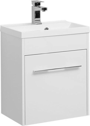 Тумба с раковиной Aquanet 00225435 Августа, 50х35 см, белая снят с производства