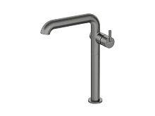 Смеситель Deante BQS_D24K Silia для раковины высокий, U-образный излив, Titanium (титан) Смеситель Deante BQS_D24K Silia для раковины высокий, U-образный излив, Titanium (титан)