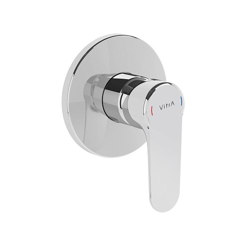 Смеситель Vitra A42728EXP Root Round для душа встроенный, хром Смеситель Vitra A42728EXP Root Round для душа встроенный, хром