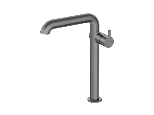 Смеситель Deante BQS_D24K Silia для раковины высокий, U-образный излив, Titanium (титан) Смеситель Deante BQS_D24K Silia для раковины высокий, U-образный излив, Titanium (титан)