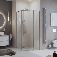 Душевой уголок BelBagno UNO-195 UNO-195-PH-1-100/80-C-Cr Душевой уголок BelBagno UNO-195 UNO-195-PH-1-100/80-C-Cr
