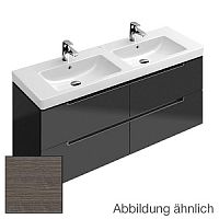 Тумба под раковину Villeroy & Boch Subway 2.0 A699 00FQ, дуб-графит