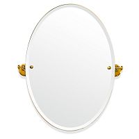 Вращающееся зеркало TW Harmony 021, овальное 56*8*h66, цвет держателя: золото,TWHA021oro