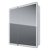 Шкаф Dreja 99.9033 Point зеркальный 70х80 см, инфракрасный выключатель/LED-подстветка, белый