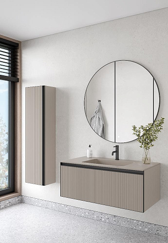 Тумба Armadi Art QUATRO 790-M1-100-D-RIB-A-LED