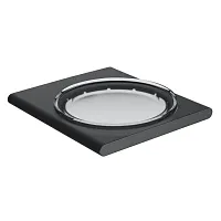 Полочка Keuco 11555139000 Edition 400 для мыла, хром черный шлифованный