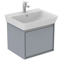 Тумба Ideal Standard E0844EQ Connect Air для раковины 55х40 см, подвесная, Glossy Light Grey + Matt White (светло-серый глянцевый + белый матовый) Тумба Ideal Standard E0844EQ Connect Air для раковины 55х40 см, подвесная, Glossy Light Grey + Matt White (светло-серый глянцевый + белый матовый)