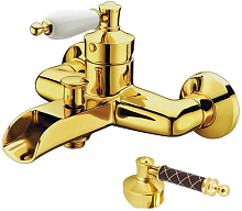Смеситель Boheme 213-MR-CH Vogue для ванны, золото/коричневый