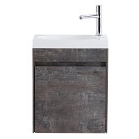 База BelBagno PIETRA MINI-460-1A-SO-PT-L под раковину 45х26 см, подвесная, Stone Stone (камень)