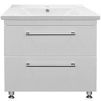 Тумба Loranto CS00039379 Модерн с раковиной, напольная, 80х44 см, белая
