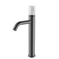 Смеситель для раковины Boheme STICK 122-SGM-MR-W