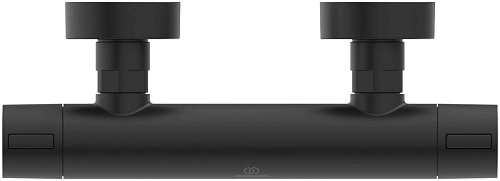 Смеситель Ideal Standard BD582XG Alu+ для душа термостатический, черный матовый
