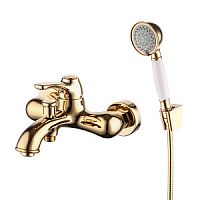 Смеситель IDDIS, OLDYG00i02 Oldie для ванны, желтое золото