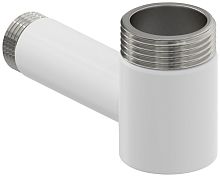 Уголок Сунержа 30-1506-0112 переходной н/ж G 1" нар.р. / G 1/2" нар.р. удл. L-60 мм, матовый белый