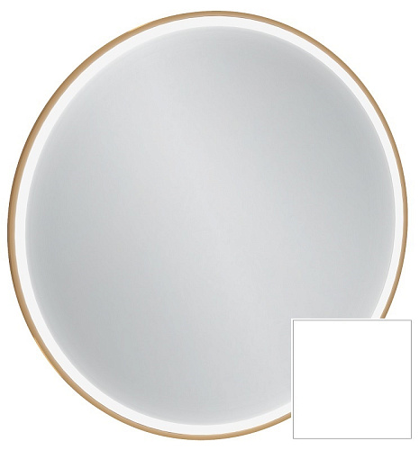 Зеркало Jacob Delafon EB1289-F30 ODEON RIVE GAUCHE, 70 см, с подсветкой, рама белый сатин купить недорого в интернет-магазине Керамос