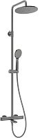 Душевая колонна Deante NAC_D1HT-NS Cascada термостат с поворотным изливом, Titanium (титан)