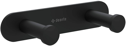 Крючок Deante ADJ_N12L Jasmin двойной на планке, Nero (черный) - купить в Санкт-Петербурге, цена на Крючок Deante ADJ_N12L Jasmin двойной на планке, Nero (черный) в интернет-магазине Керамос Крючок Deante ADJ_N12L Jasmin двойной на планке, Nero (черный) купить недорого в интернет-магазине Керамос