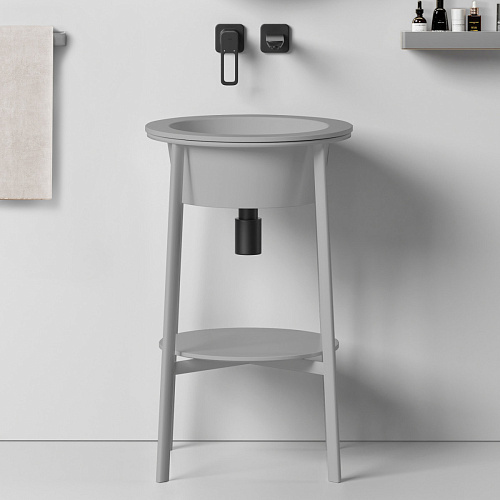 Тумба с раковиной Abber BEQUEM AC2130MG купить недорого в интернет-магазине Керамос