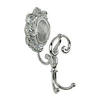 Крючок Migliore 16661 Cleopatra двойной с завитком, хром