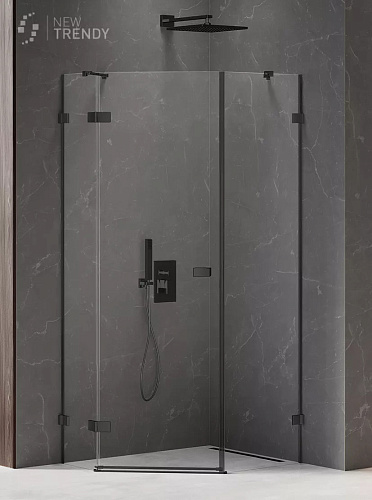 Душевое ограждение New Trendy AVEXA Black EXK-3882 купить недорого в интернет-магазине Керамос Душевое ограждение New Trendy AVEXA Black EXK-3882 купить недорого в интернет-магазине Керамос