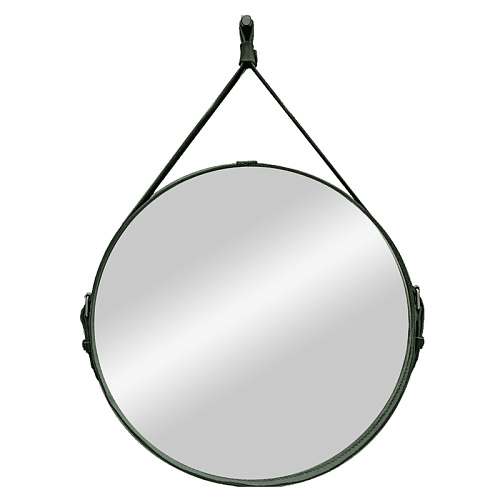 Зеркало Azario LED-00002367 Алмина подвесное, с подсветкой, 51х51 см, черное купить недорого в интернет-магазине Керамос