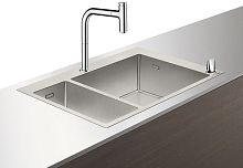 Кухонная мойка с встроенным смесителем Hansgrohe C71-F655-09 75x50 43206000