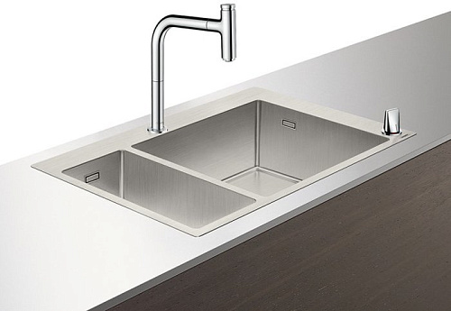 Кухонная мойка с встроенным смесителем Hansgrohe C71-F655-09 75x50 43206000