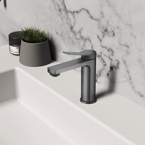 Смеситель для раковины Vincea Arco VBF-4AR01GM Смеситель для раковины Vincea Arco VBF-4AR01GM