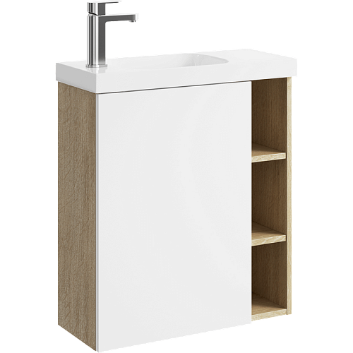 Тумба под раковину Aqwella Alba ALB0106LDD+ALB0706WM купить недорого в интернет-магазине Керамос