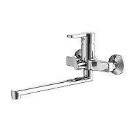 Смеситель IDDIS, SENSBL2i10WA Sena для ванны, с длинным изливом, с керамическим дивертором, глянцевый хром