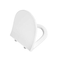 Крышка-сиденье Vitra 130-003-009 Sento для унитаза тонкое, микролифт, белое Крышка-сиденье Vitra 130-003-009 Sento для унитаза тонкое, микролифт, белое