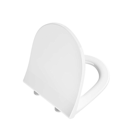 Крышка-сиденье Vitra 130-003-009 Sento для унитаза тонкое, микролифт, белое Крышка-сиденье Vitra 130-003-009 Sento для унитаза тонкое, микролифт, белое