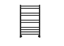 Полотенцесушитель водяной Aquatek AQ KK1080BL Альтаир П10 50х80 см, подключение нижнее/диагональное, черный муар