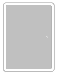 Зеркальный шкаф Belbagno SPC-MAR-500/800-1A-LED-TCH Marino, с подсветкой, 50х80 см, белое