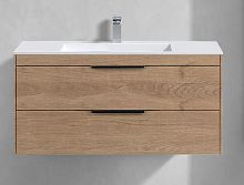 База Vincea VMC-2C2100NO Chiara 2D под раковину, 100х48 см, подвесная, N.Oak (натуральный дуб)
